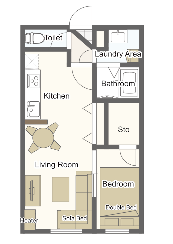 Maruyama 1-min To Station | Kitchen&laundry | 4pax - Sapporo