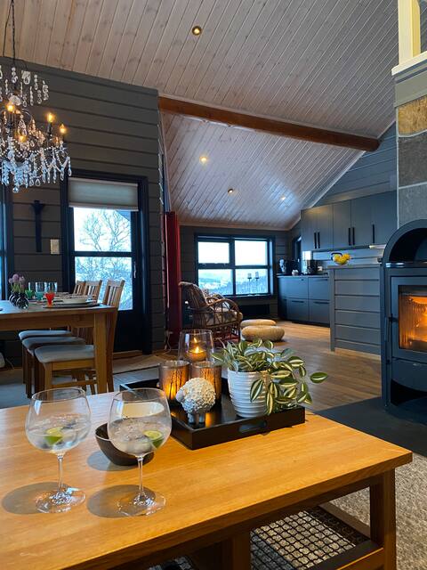 Popular Airbnb listing: View, 170km ski slopes 50 m from the cabin. in Bykle