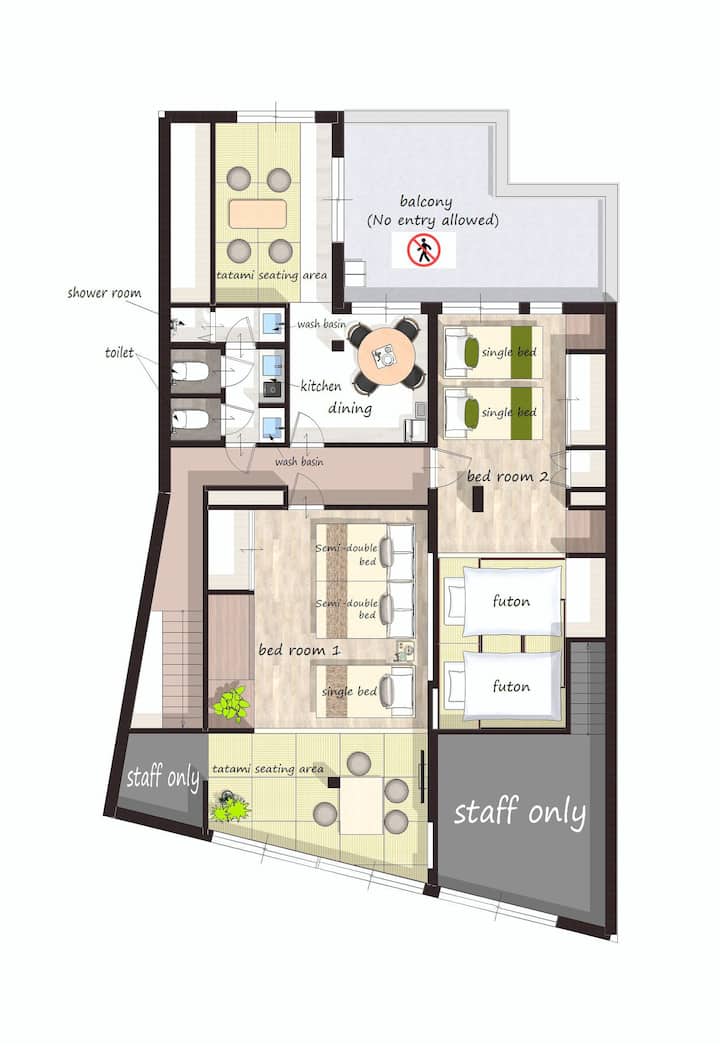 Nagashima Resort 15min/nagoya 30min/2bdr/2ldk/7ppl - Mie, Mie