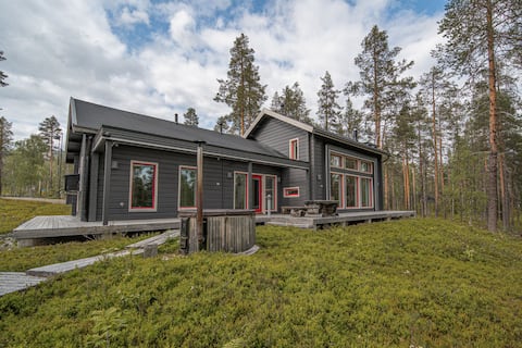 Unique 2-Wing Villa, SkiPass, Ylläs & Nature View