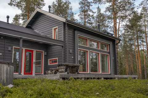 Unique 2-Wing Villa, SkiPass, Ylläs & Nature View