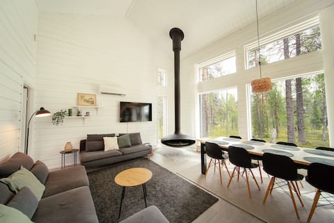 Popular Airbnb listing: Unique 2-Wing Villa, SkiPass, Ylläs & Nature View in Kolari