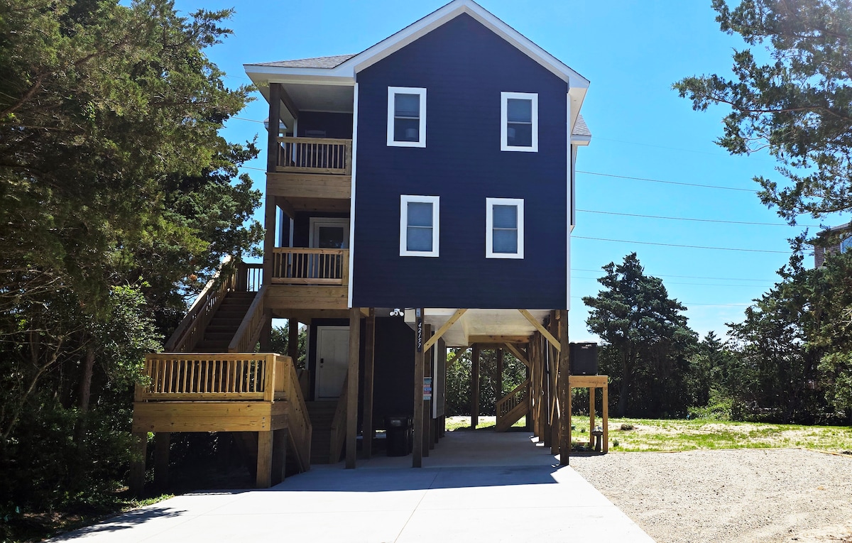 Beach House - 4BR - 3.5 BA - 4 min walk to beach