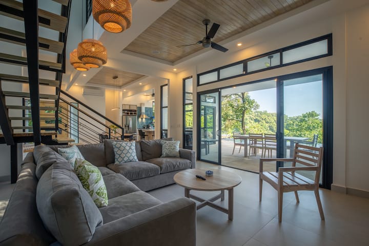 New 4 Br Villa - Ocean Views In D Section - Nosara
