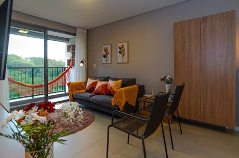 Imóvel de sucesso: In front of the park, 2 bedrooms, Home Office 1Gb em Porto Alegre