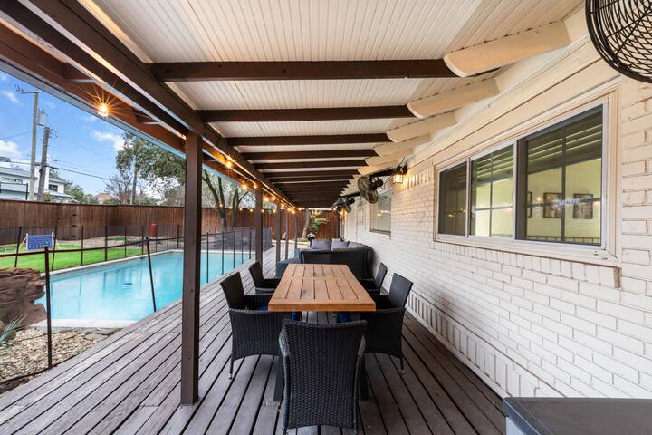 Preston Hollow 4BR Luxe Retreat | Pool + Firepit gallery image 4