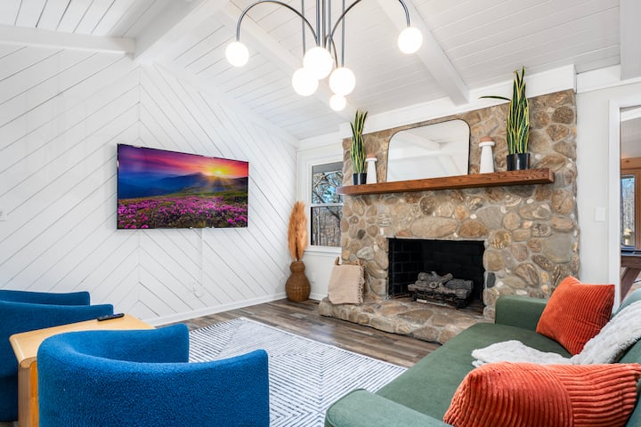 Fireplace is not functional.