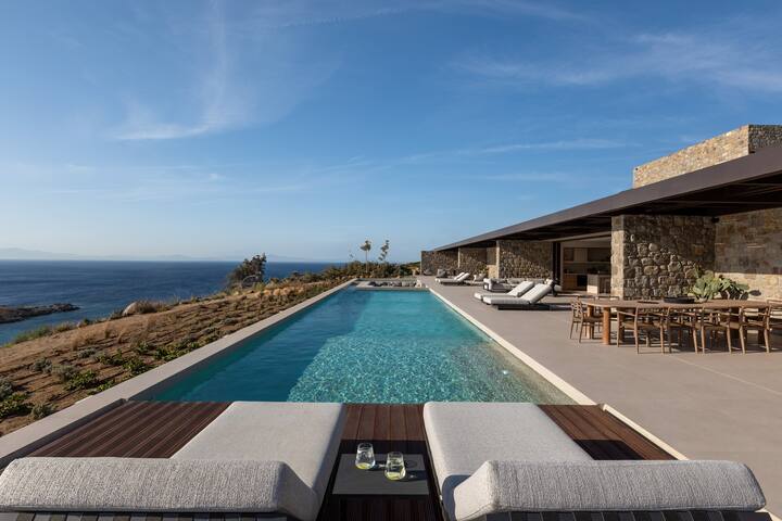 Fos Apollo Yard Villa-Aegean Bliss Above Mykonos