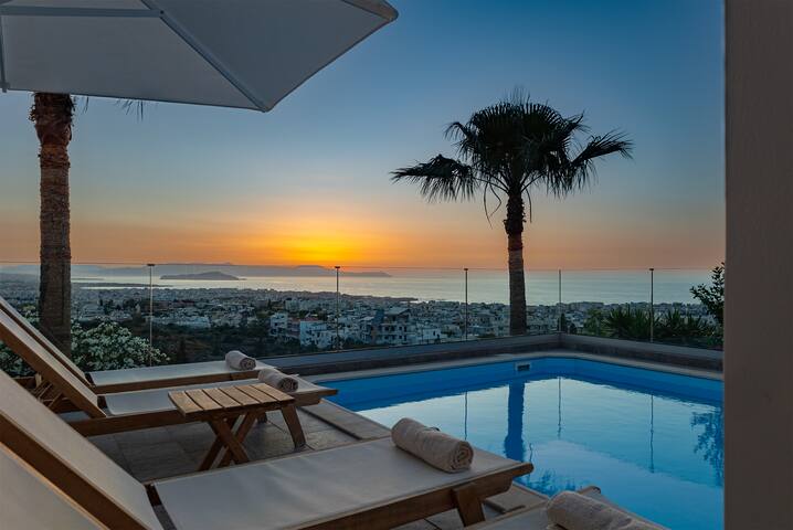 ★Karmilos Hill Villa ★ Private pool ★ Amazing view gallery image 3