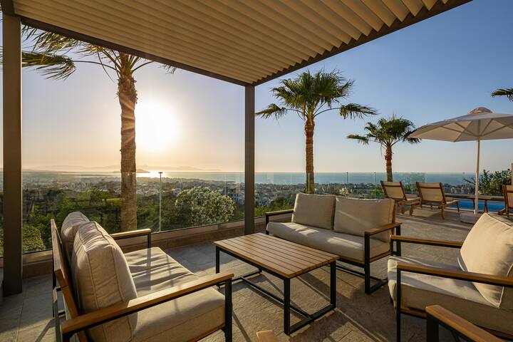 ★Karmilos Hill Villa ★ Private pool ★ Amazing view gallery image 2