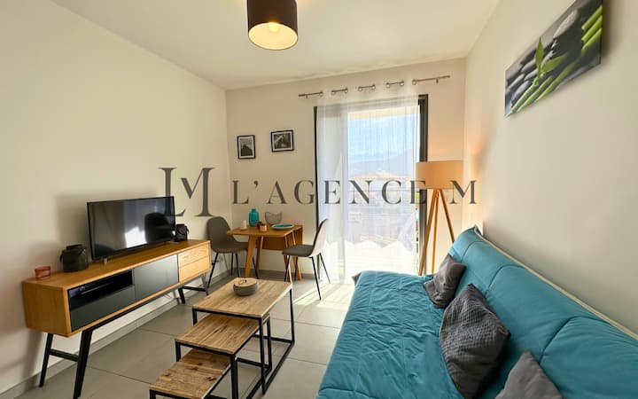 Grand Large - T2 Clim Plage Parking Centre Calvi - Calvi