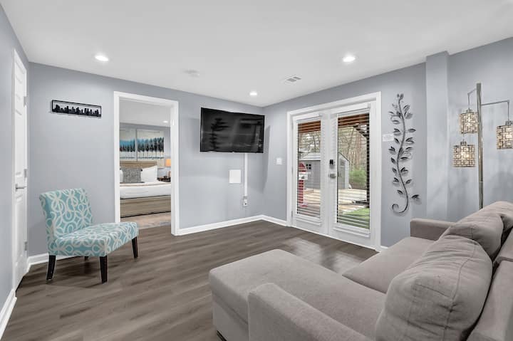 Modern & Quiet Bsmt Retreat+grill+priv Parking - Atlanta, GA