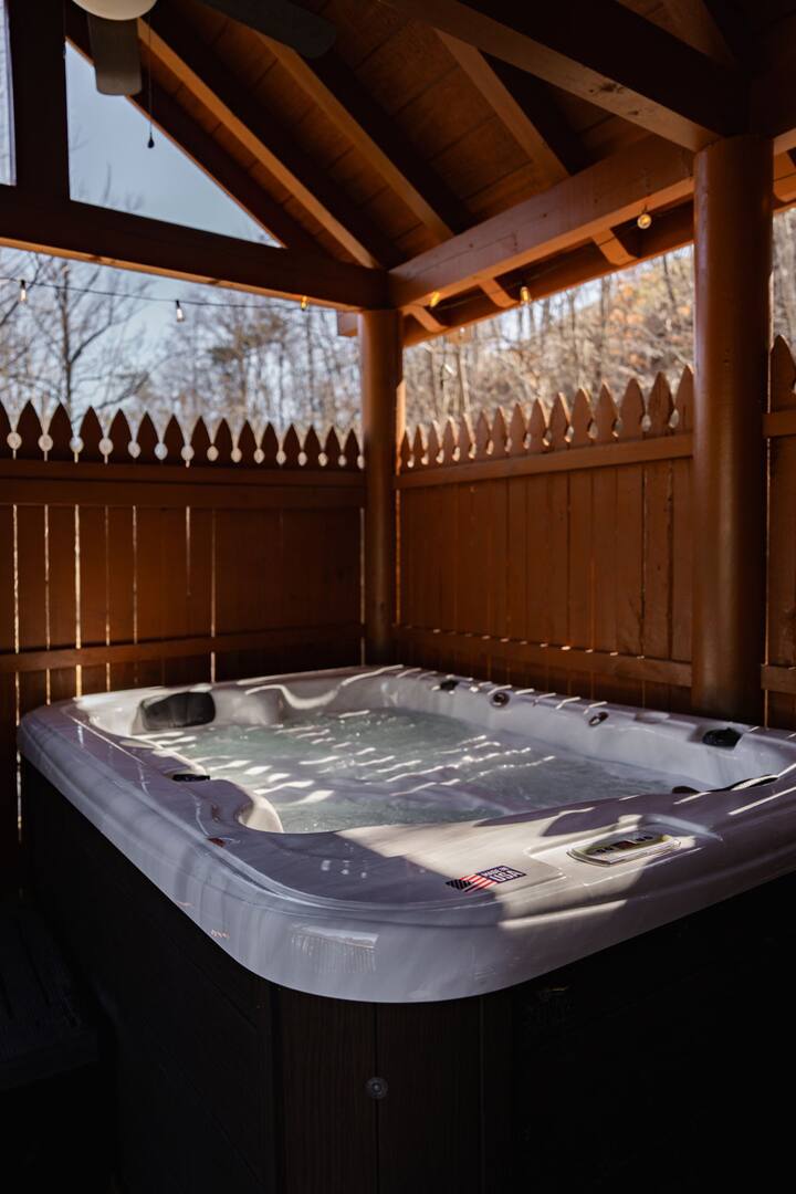Romantic Bear Cabin w/ Hot Tub for Couples!