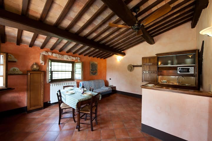 Two-room apartment (2+2) in Val d 'Orcia - Tuscany