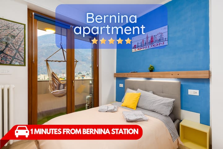 [Bernina Express 1min] Mountain View - A/c - Wifi - Tirano