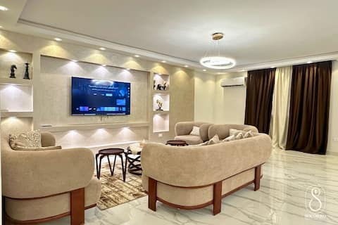 Ultimate Comfort: Dokki 3BR family apartment