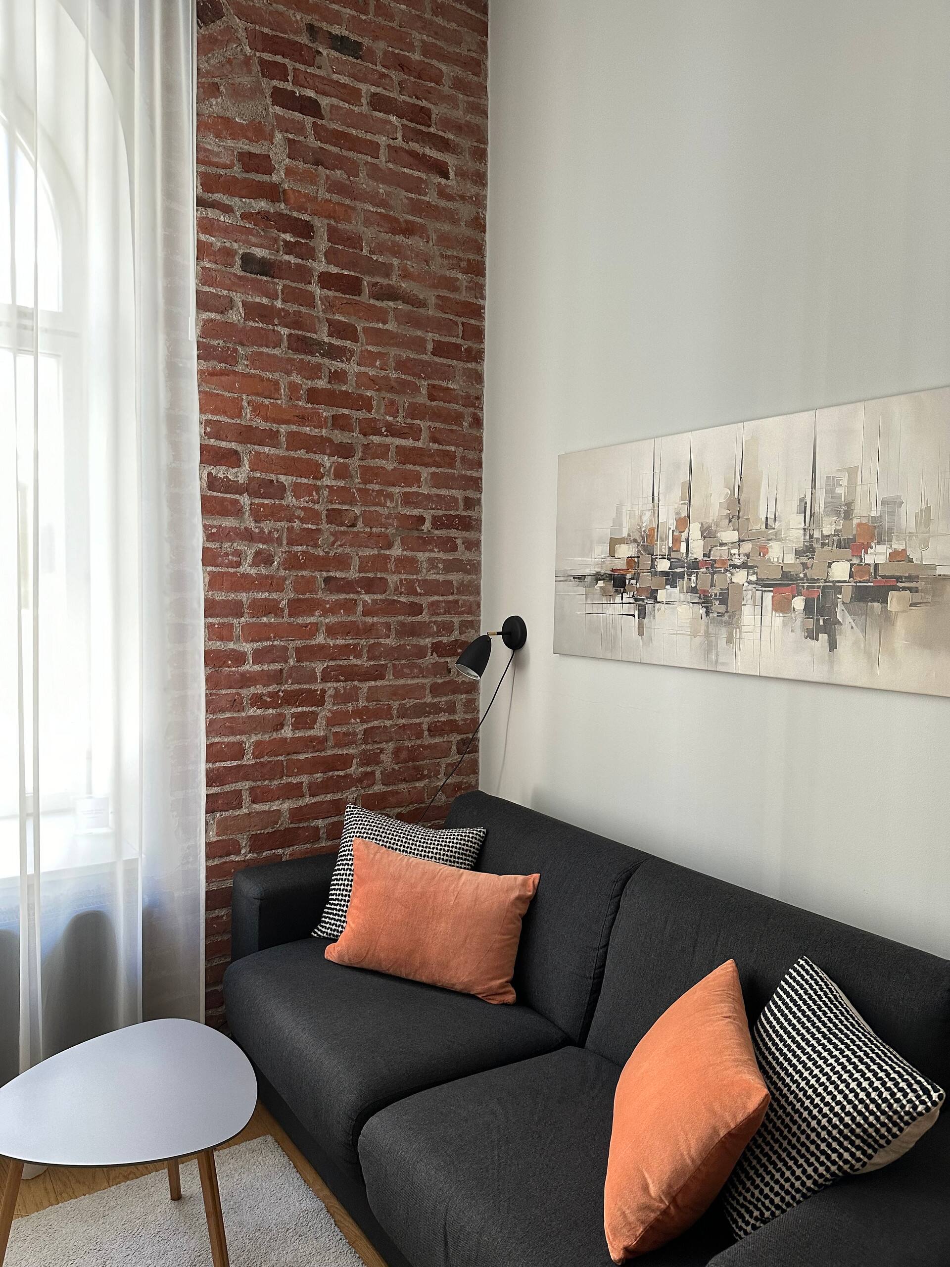 City center apartment in a historic spirit factory