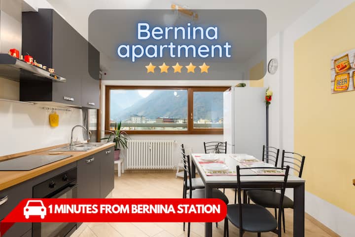[Bernina Express 1min] Mountain View - A/c - Wifi - Tirano