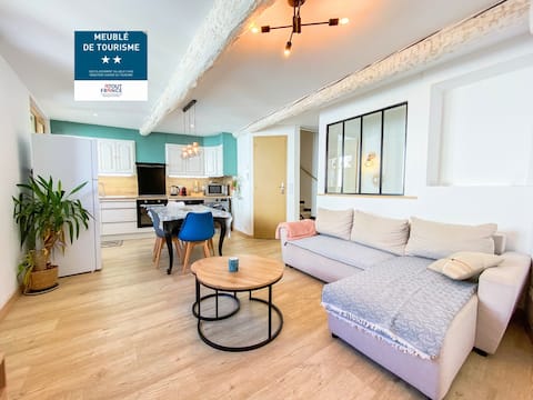 Cozy air-conditioned village house Narbonne 10 min