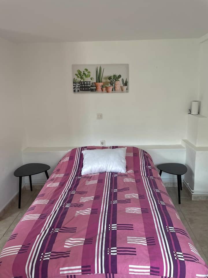 Nezávislé štúdio s kúpeľňou, kuchynským kútom a nezávislým exteriérom