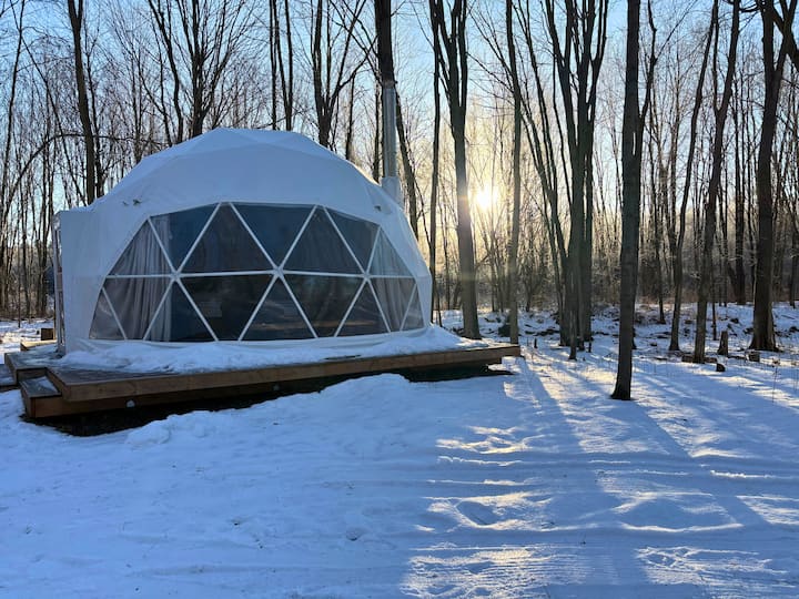 Dome & Private Sauna - Gnome Dome - 100 Acres - Prescott