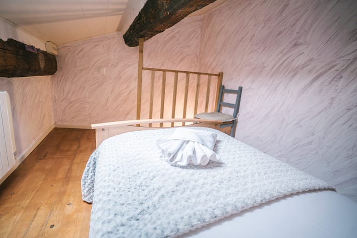 спална соба, стол, крпа