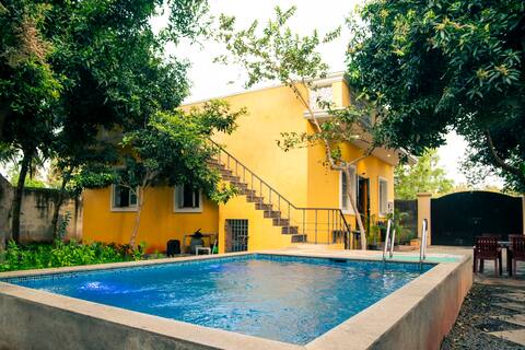 Familystay 2BHK with swimming pool at Pondicherry