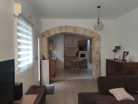 Stone village house