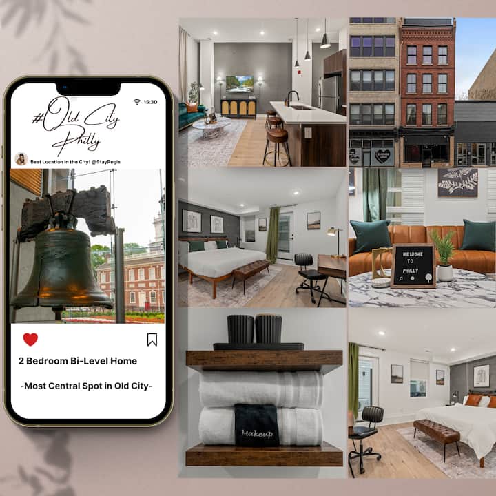 2-unit Suite · Sleeps 8 · Historic Old City - Philadelphia, PA