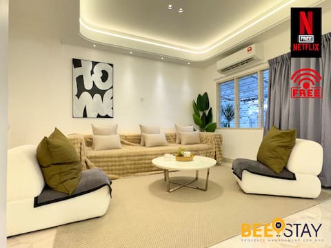 Jenjarom No 109 [B] Modern Cozy Homestay for 8 PAX