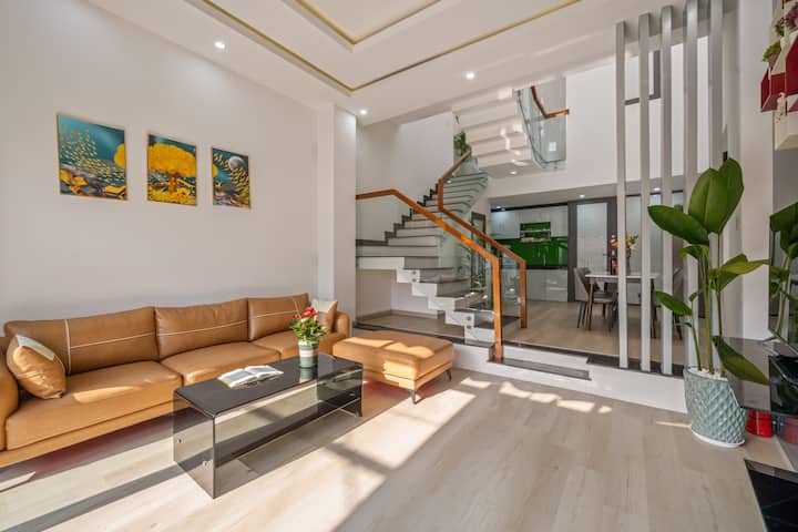 Hiskyhouse/3bedroom/my Khe Beach/5분 미케 비치 - 무료 공항 - ダナン