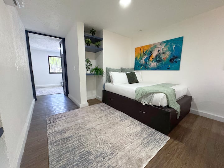 سرير مزدوج + سرير توأم. مع تكييف الهواء والتدفئة