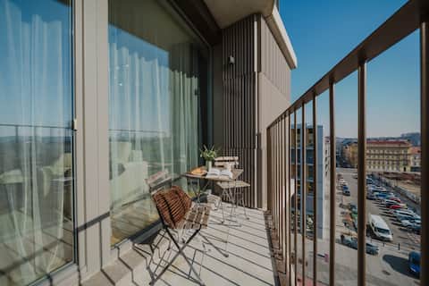 2BDR apt. w/ Garage • workspace • AC • 250 Mb WiFi