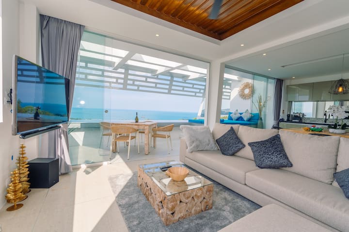Panoramic Seaview Pool Villa With Sun Terrace - Ko Samui