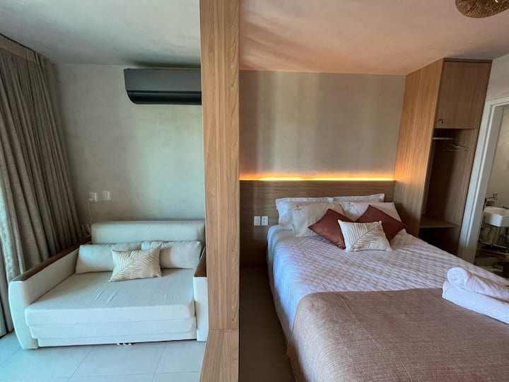 Flat Em Carneiros | Pé Na Areia |Beira Mar - Praia dos Carneiros