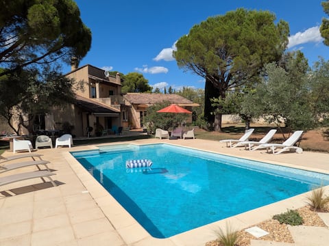 Mas des Rondas, pool & air conditioning