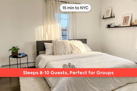 Spacious Apt Free Parking Near NYC, American Dream