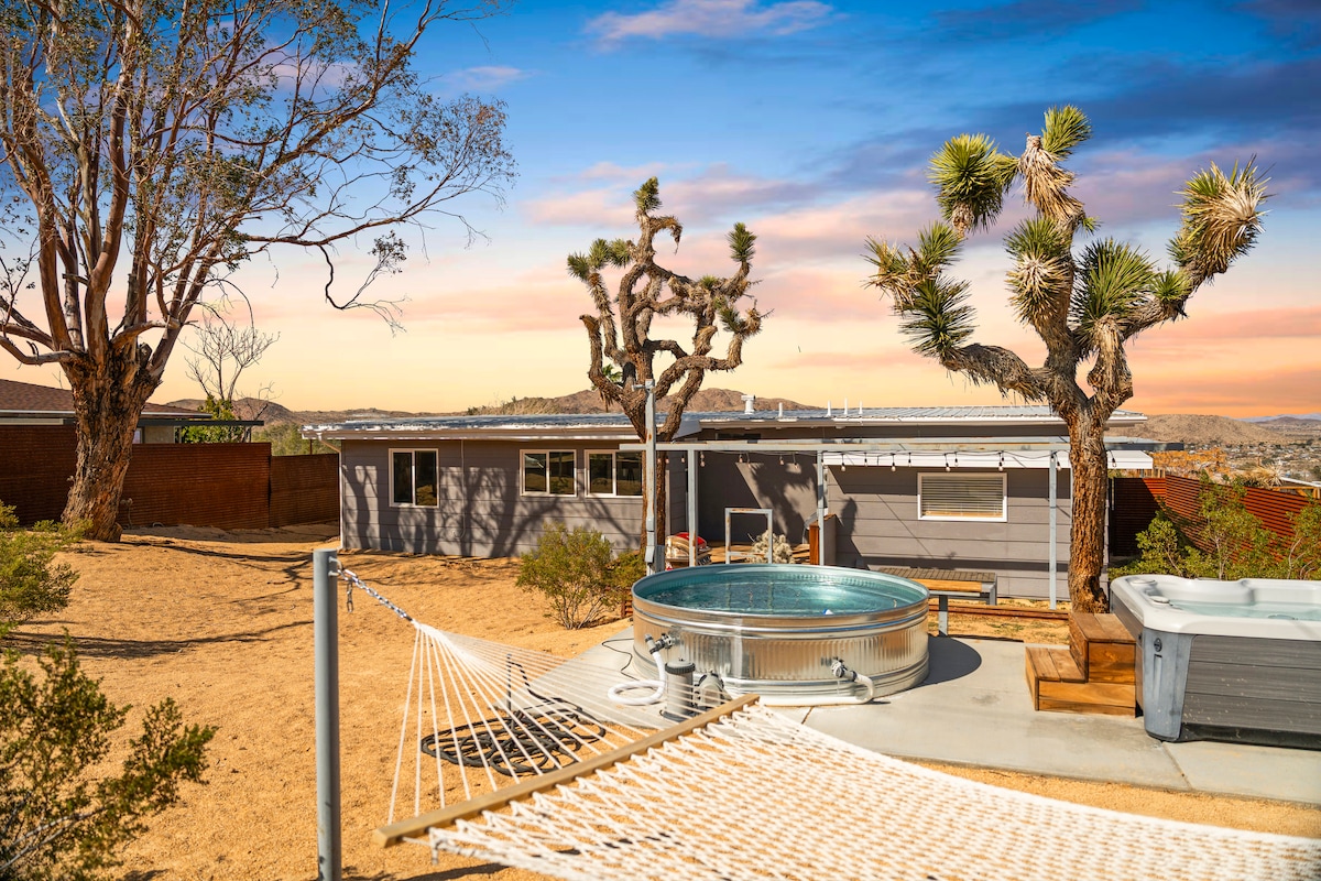 Joshua Tree High View ~ Spa ~ Cozy ~ Near The Park - Maisons à louer à ...