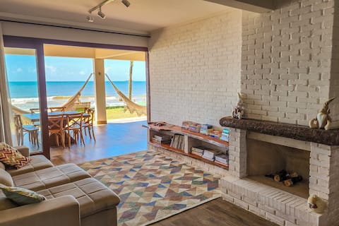 Beach house on the sand