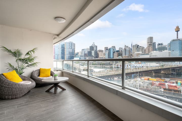 Luxury Darling Harbour Views, Pool & Free Parking
