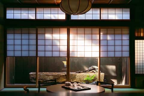 【Kyotofish·Tenu】Luxury 100Yr Machiya*3 Zen Gardens