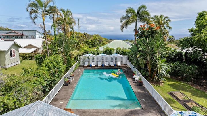 Historic Hawi Plantation Estate w/ Pool & GYM