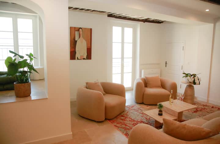 Appartement Vue Mer Panoramique Sur Les Remparts - アンティーブ