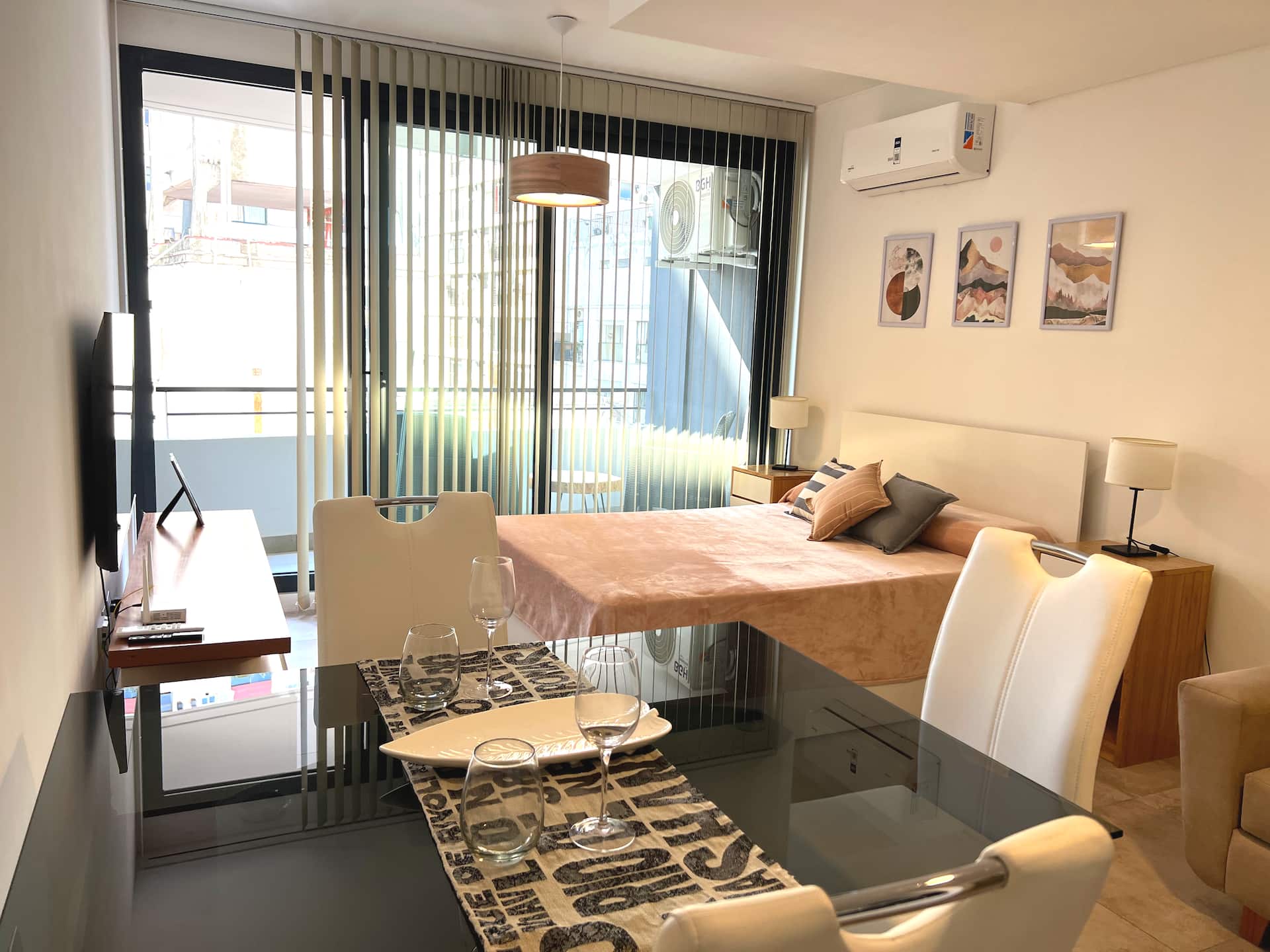 Apartamento novo de 1 quarto em Palermo