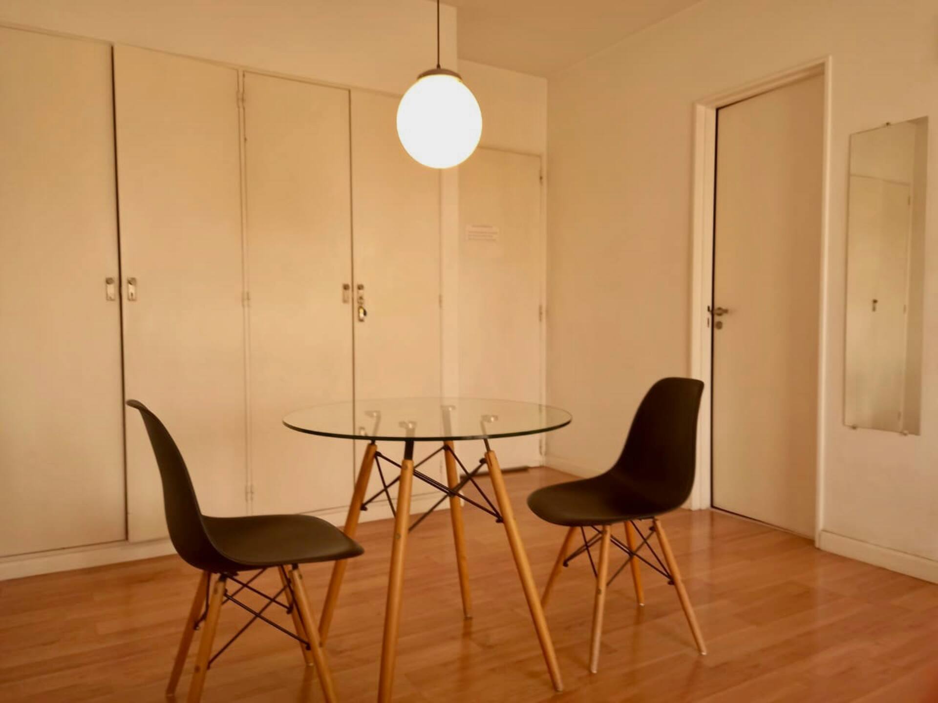 Furnished studio apartment on the 25th floor in Villa Crespo