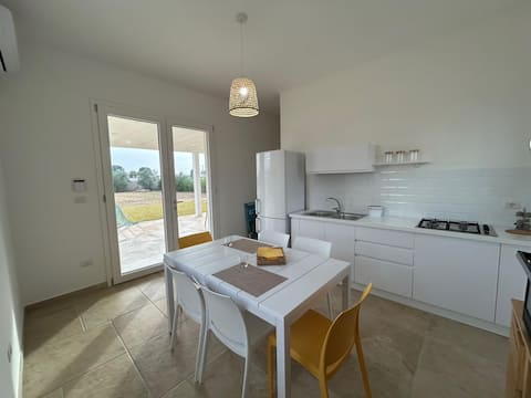 Successful Airbnb property: Brand new villa with large garden in Ugento