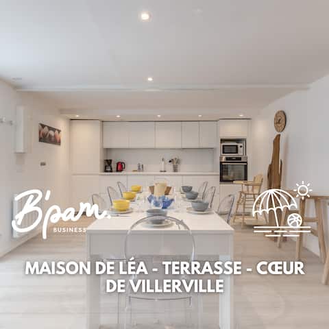 Léa's House – Terrace – Heart of Villerville