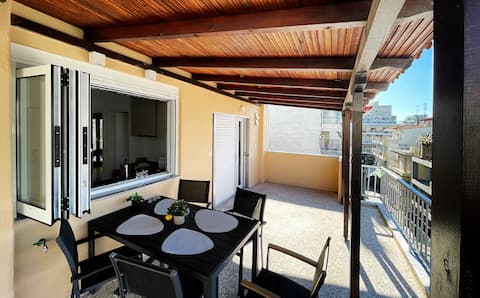 Flat with Terrace in Kalamaria