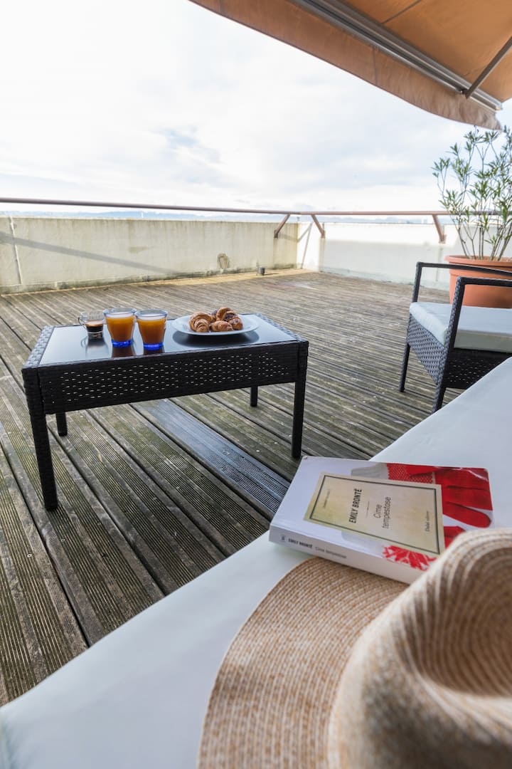 Skyline Apartment Gorgeous Terrace Near Train S. - Mestre