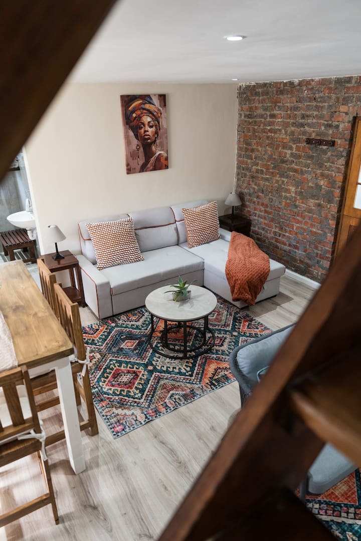 小屋，楼上景观，沙发床